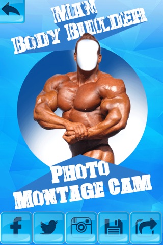 Man Body.Builder Photo Montage Cam – Put Your Head In Hole To Get Instant Six Pack Abs & Muscles screenshot 2