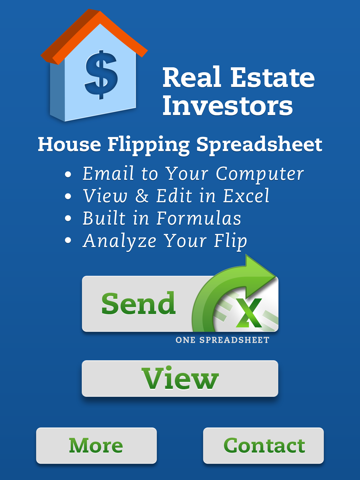 House Flipping Spreadsheet Real Estate Investorsのおすすめ画像1