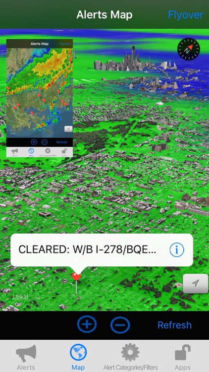 US NOAA Alerts with NOAA Radar 3D
