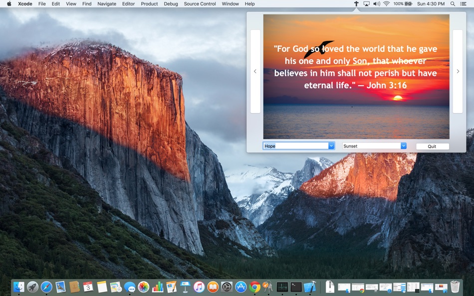 #4. Daily Bible Promise (macOS) 由: Flamethrower