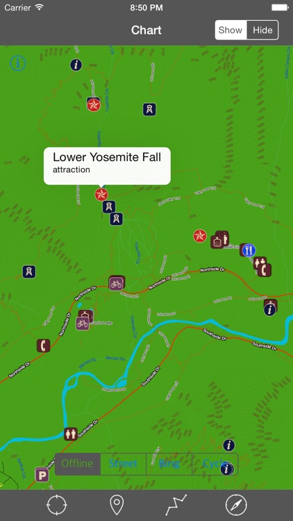 Yosemite National Park – GPS Offline Map Navigator