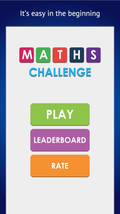 Maths Challenge: Improve Mental Math game FREE