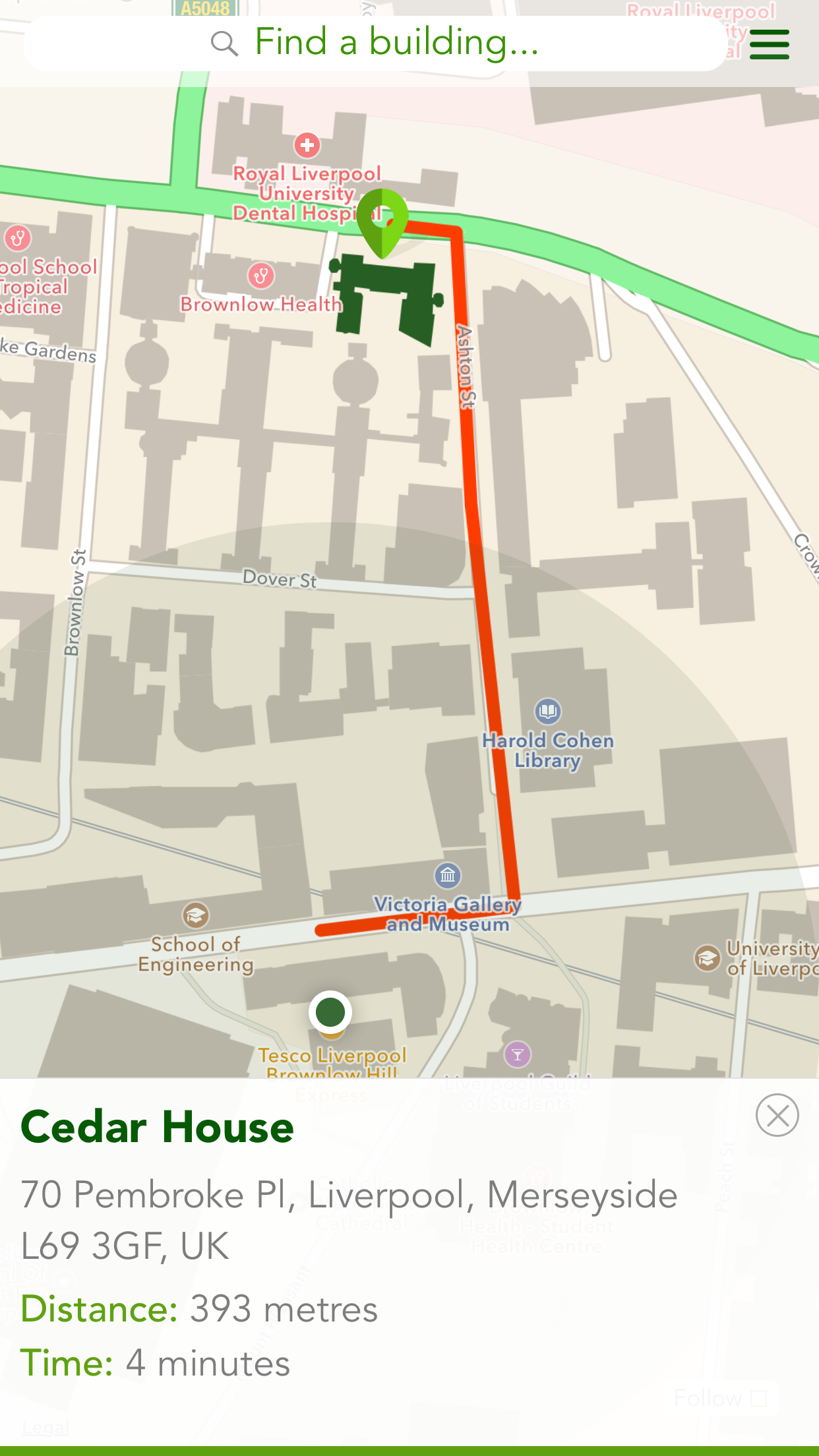 UoL Campus Map screenshot 3