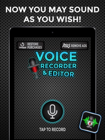Screenshot #5 pour Enregistreur vocal et éditeur – Changer votre voix avec des effets sonores amusants
