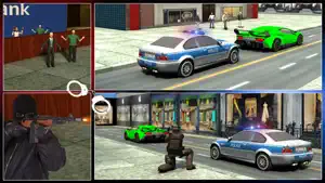 Bank Robbery Cops Chase - City Gangster Escape Shooting Game screenshot 2