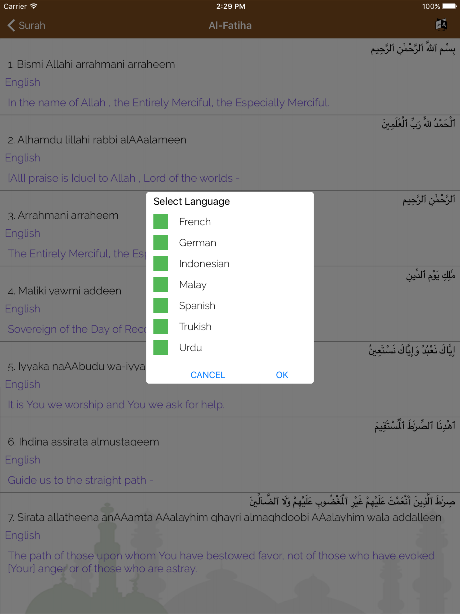 Quran Mp3 : Translations, Recitations, Reading screenshot 10