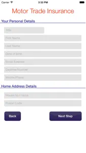 Motor Trade Insurance UK screenshot #4 for iPhone