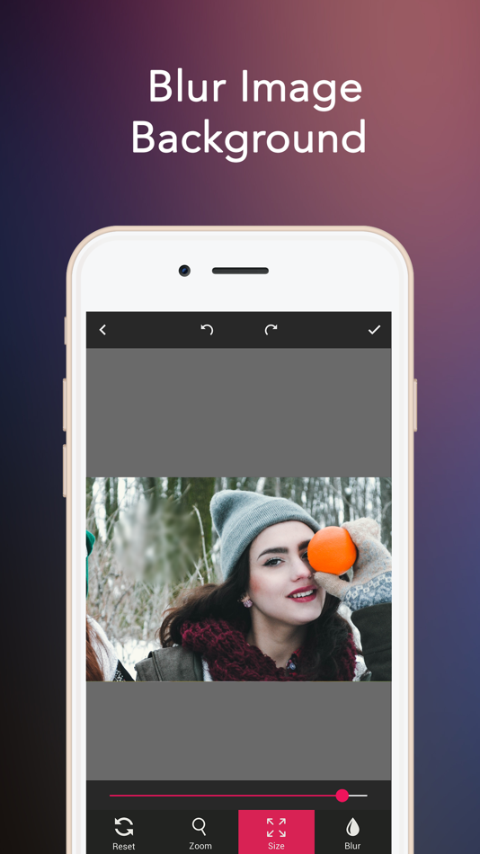 #4. Blur Image Background - DSLR Camera Effect (iOS) 由: Bhavik Savaliya
