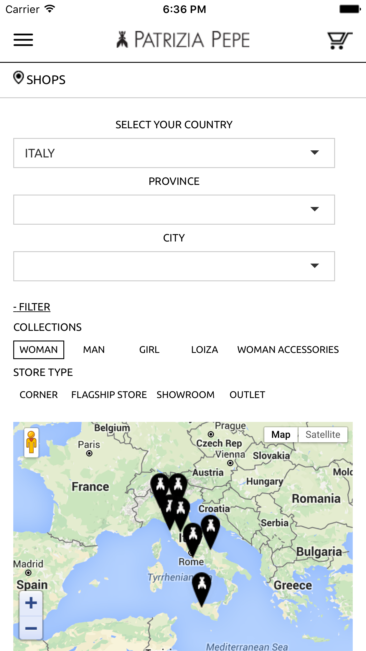 Patrizia Pepe screenshot 5