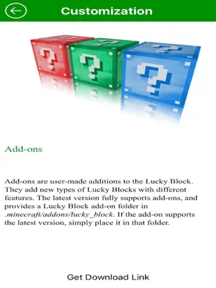 Captura de Pantalla 4 New Lucky Block Mod for Minecraft Game Free iphone