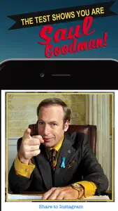 Which Character Are You? - Personality Quiz for Better Call Saul & Breaking Bad screenshot #1 for iPhone