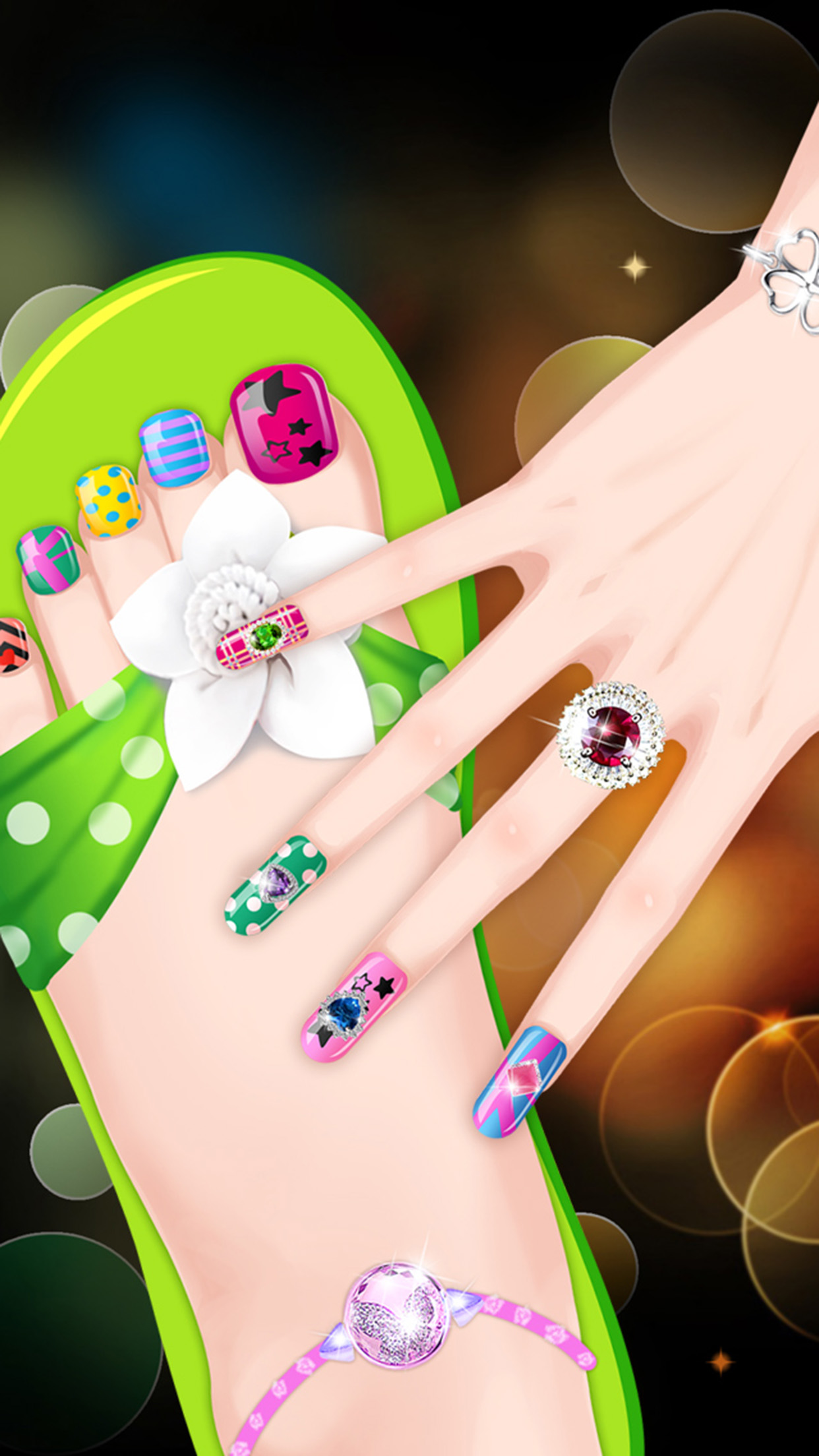 Hand & Foot Salon! - baby play screenshot 4
