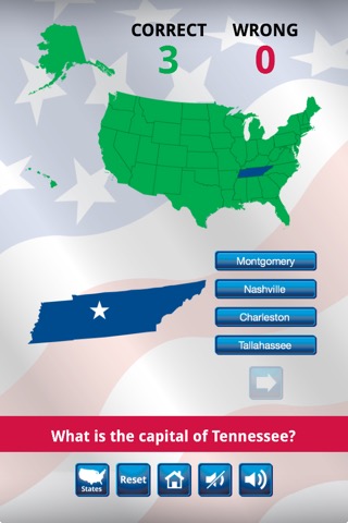 US States and Capitals Quiz : Learning Centerのおすすめ画像3