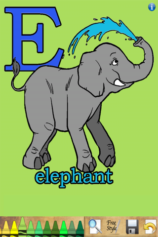 Alphabet Coloring Book! screenshot 3