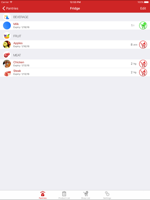Screenshot #5 pour iPantry Manager