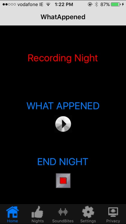 WhatAppened Last Night