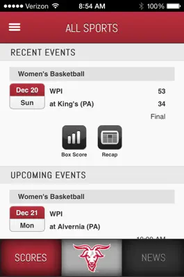 Game screenshot WPI Sports Front Row hack