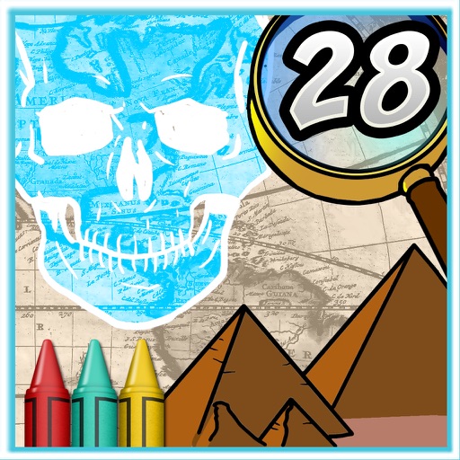 Coloring Book 28: World History iOS App