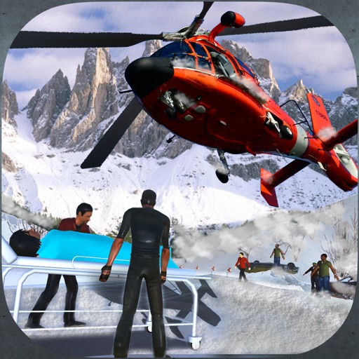 911 Winter Snow Force : Emergency Rescue Traffic Driver icon