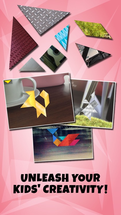 Kids Learning Puzzles: Portraits, Tangram Playtime