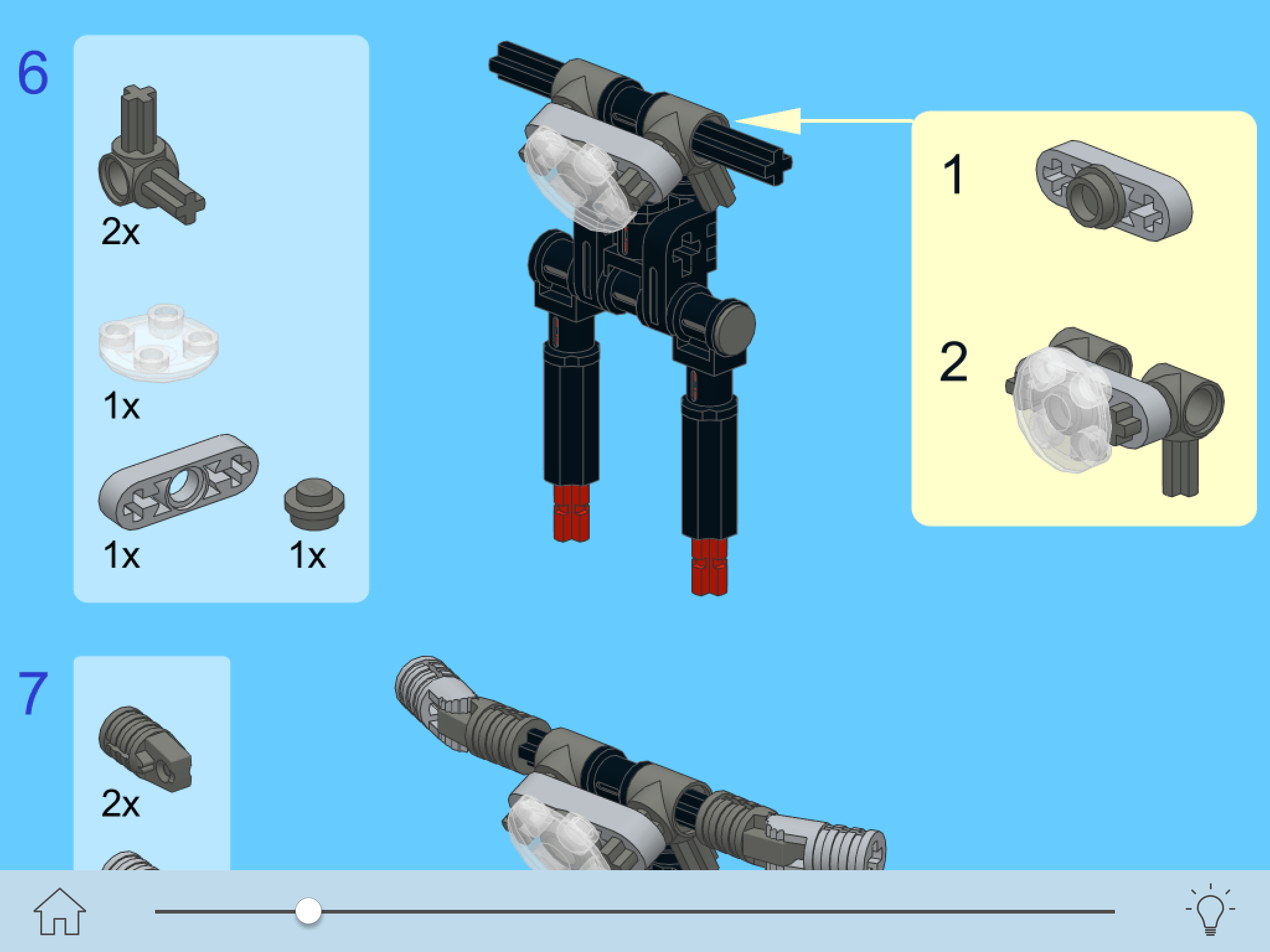 3-Wheel Moto for LEGO Creator 31018 x 2 Sets - Building Instructions