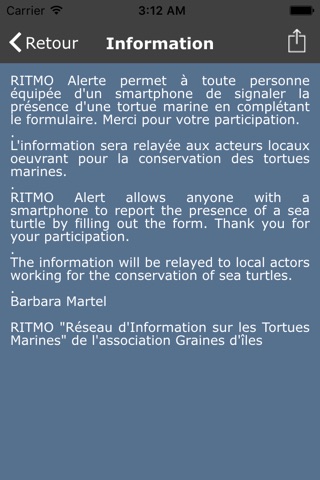 RITMO Alerte screenshot 2