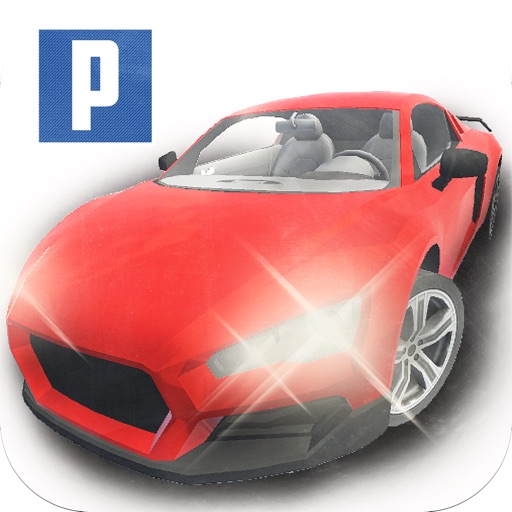 Car Parking Real, Multi Levels and Maps Car Park Game In Street, Traffic and Parking Areas Icon