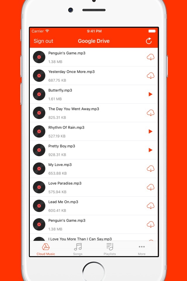 Cloud Music - Mp3 Player and Playlist Manager for Sound Cloud Storage App screenshot 4