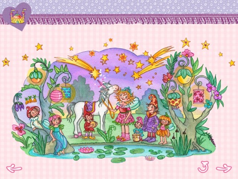 Screenshot #5 pour Prinzessin Lillifee und das Einhorn – Bildergeschichte, Malspaß, Stickerzauber