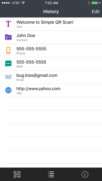 Screenshot #2 pour Simple QR Scan