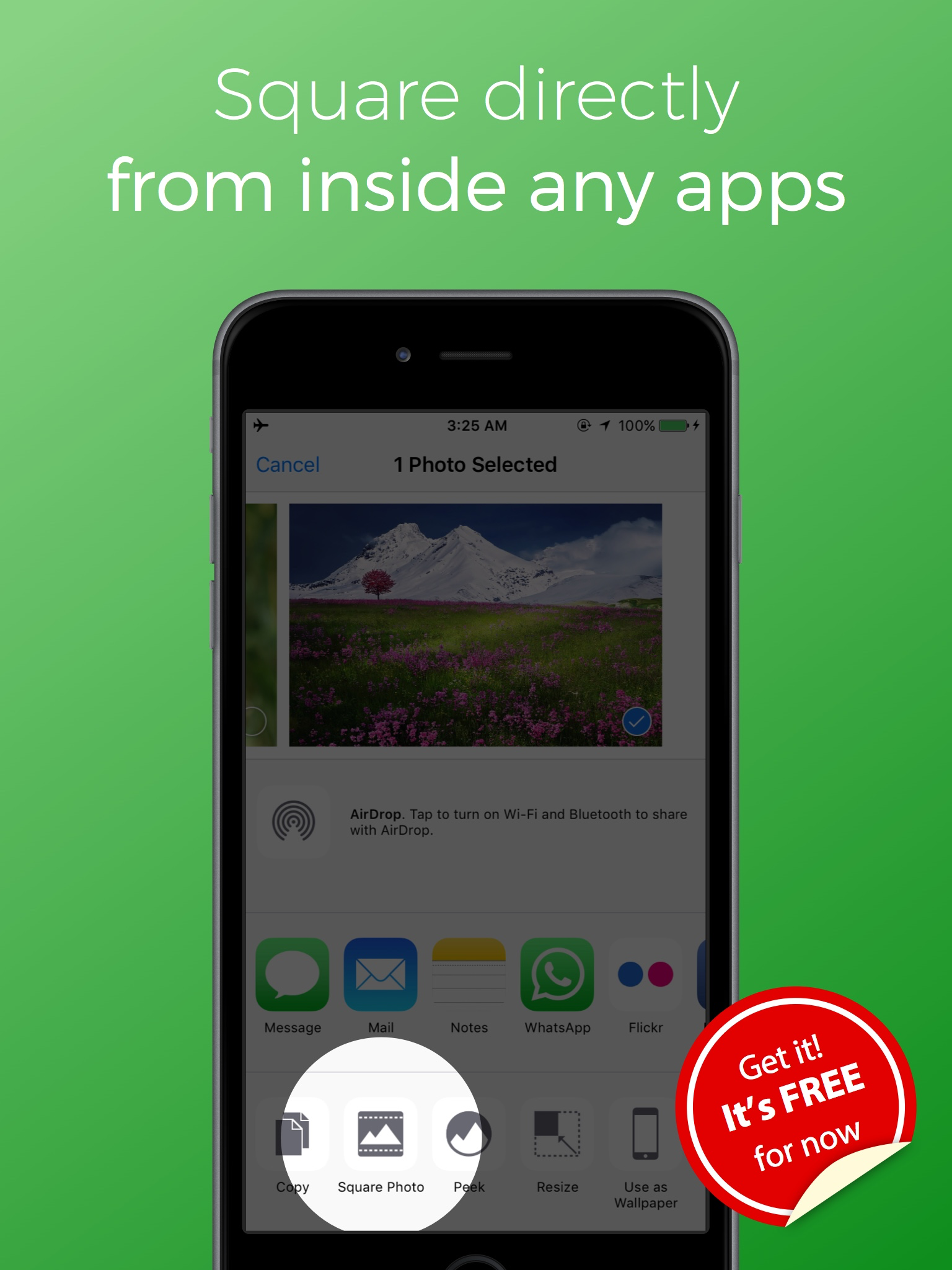 Square Photo - Free No Crop Photos Sharing Solution