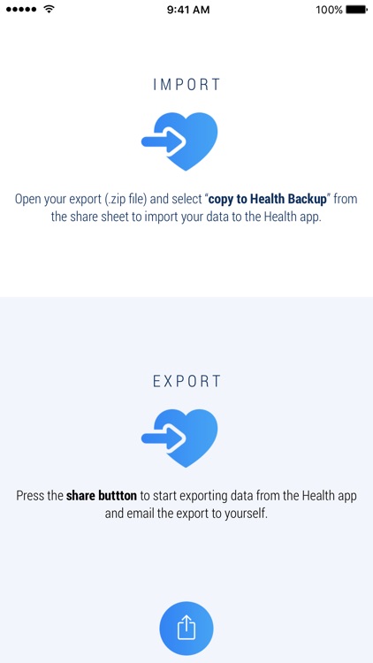 Health Backup - Export & Import Health Data