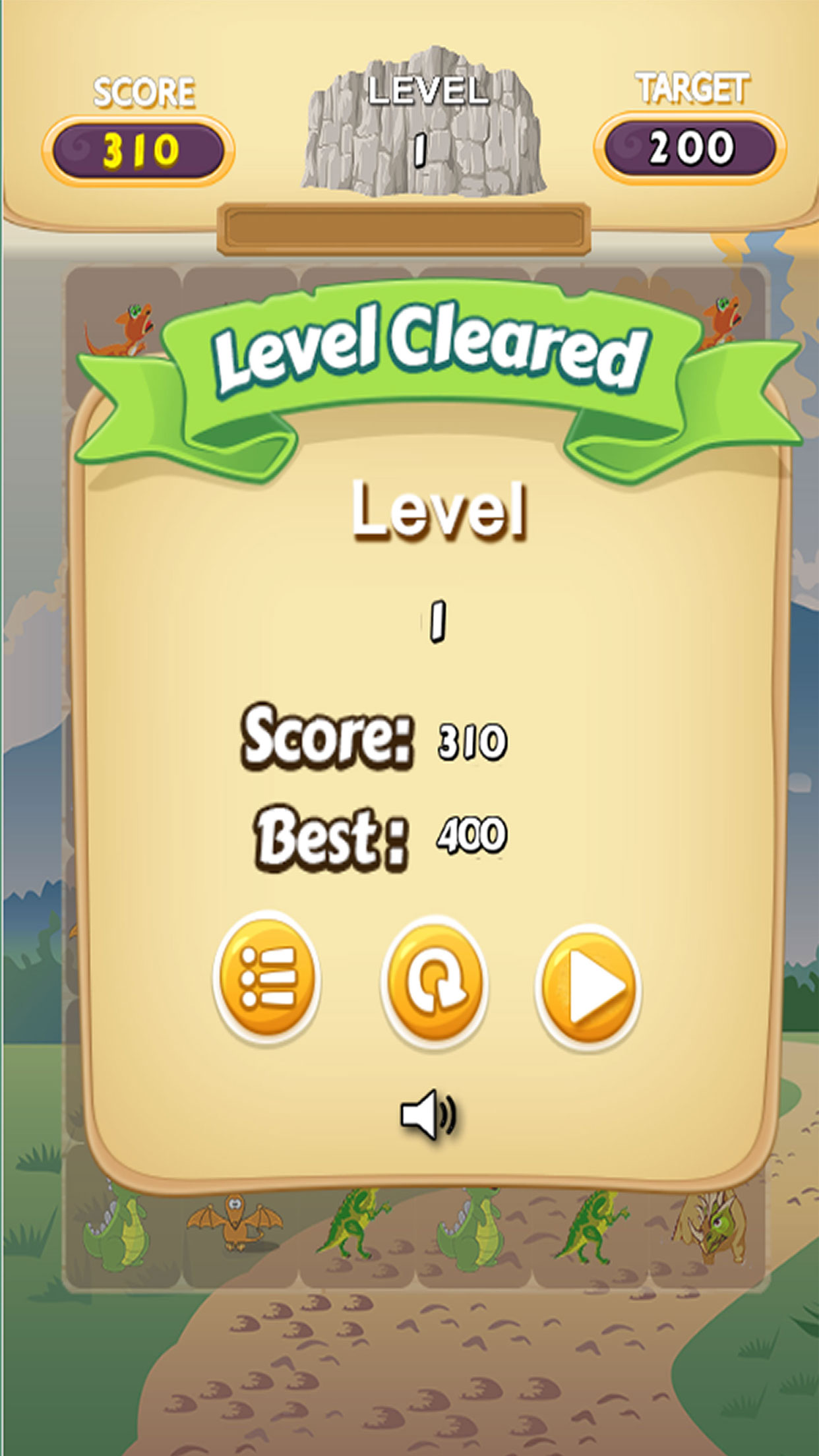 Age Dinosaur Match 3 : Dino Kids Matching Puzzle Games Free screenshot 3