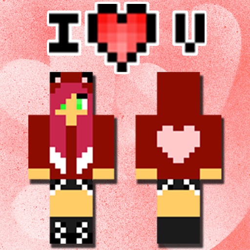 Free Valentine Skins for Minecraft PE iOS App