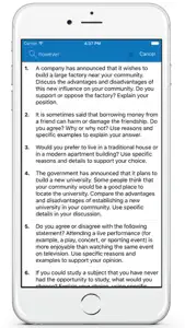 Essay Collection for TOEFL/IELTS screenshot #2 for iPhone