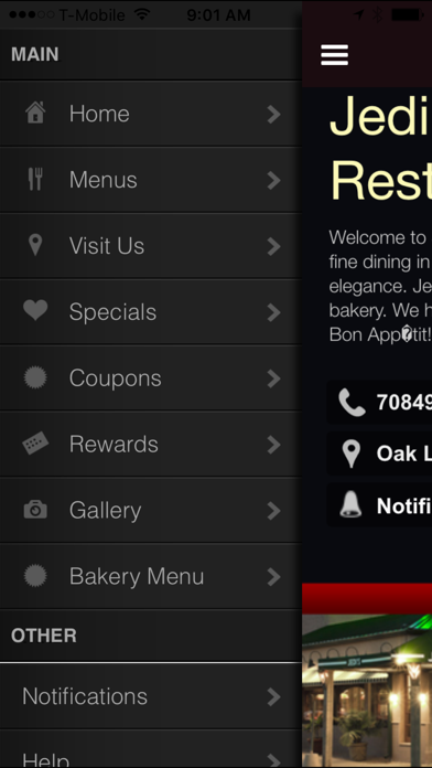 How to cancel & delete Jedi's Restaurant from iphone & ipad 1