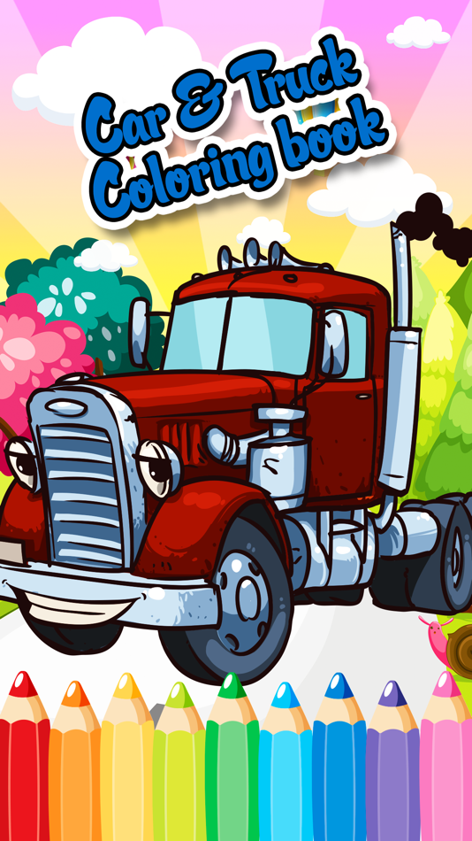 Car Fire Truck Free Printable Coloring Pages For Kids 2 - 1.0 - (iOS)