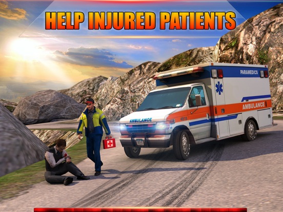 Ambulance Rescue Driving 2016 iPad screenshot 2 - Games app