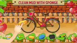 Game screenshot Kids bicycle washing salon: wash baby bikes for play apk