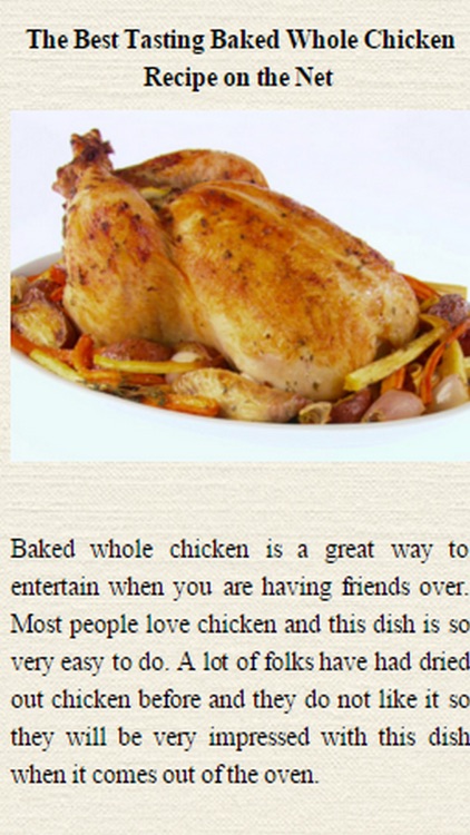 Whole Chicken Recipes