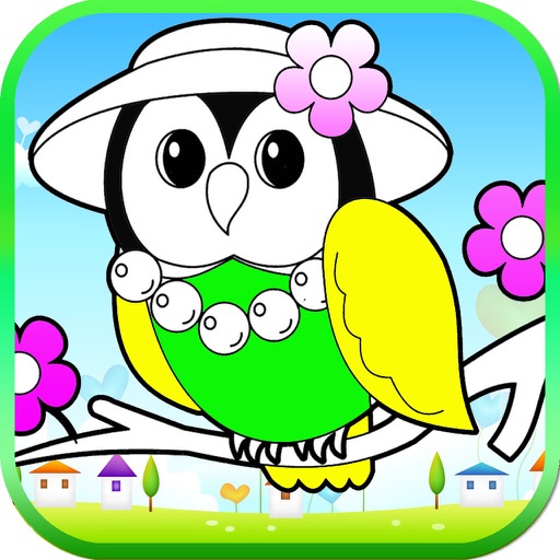 Coloring Book For Kids And Toddlers - Color Fun Icon