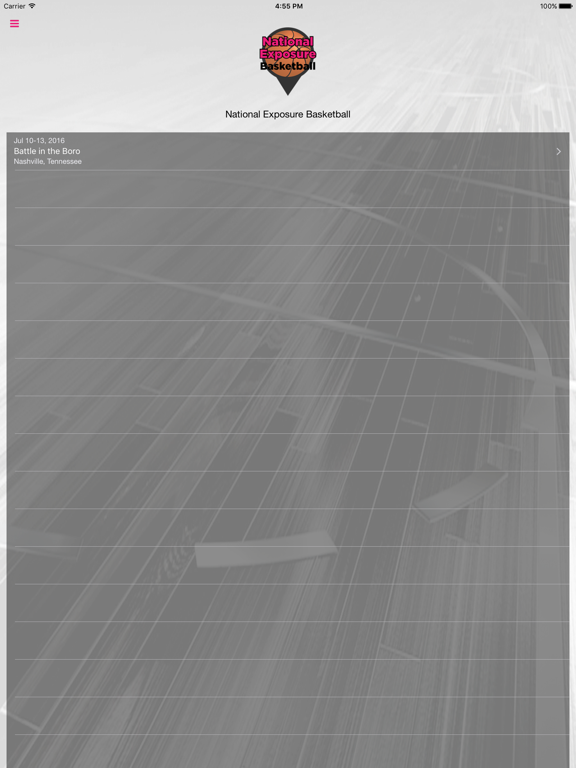 National Exposure Basketball iPad screenshot 1 - Sports app