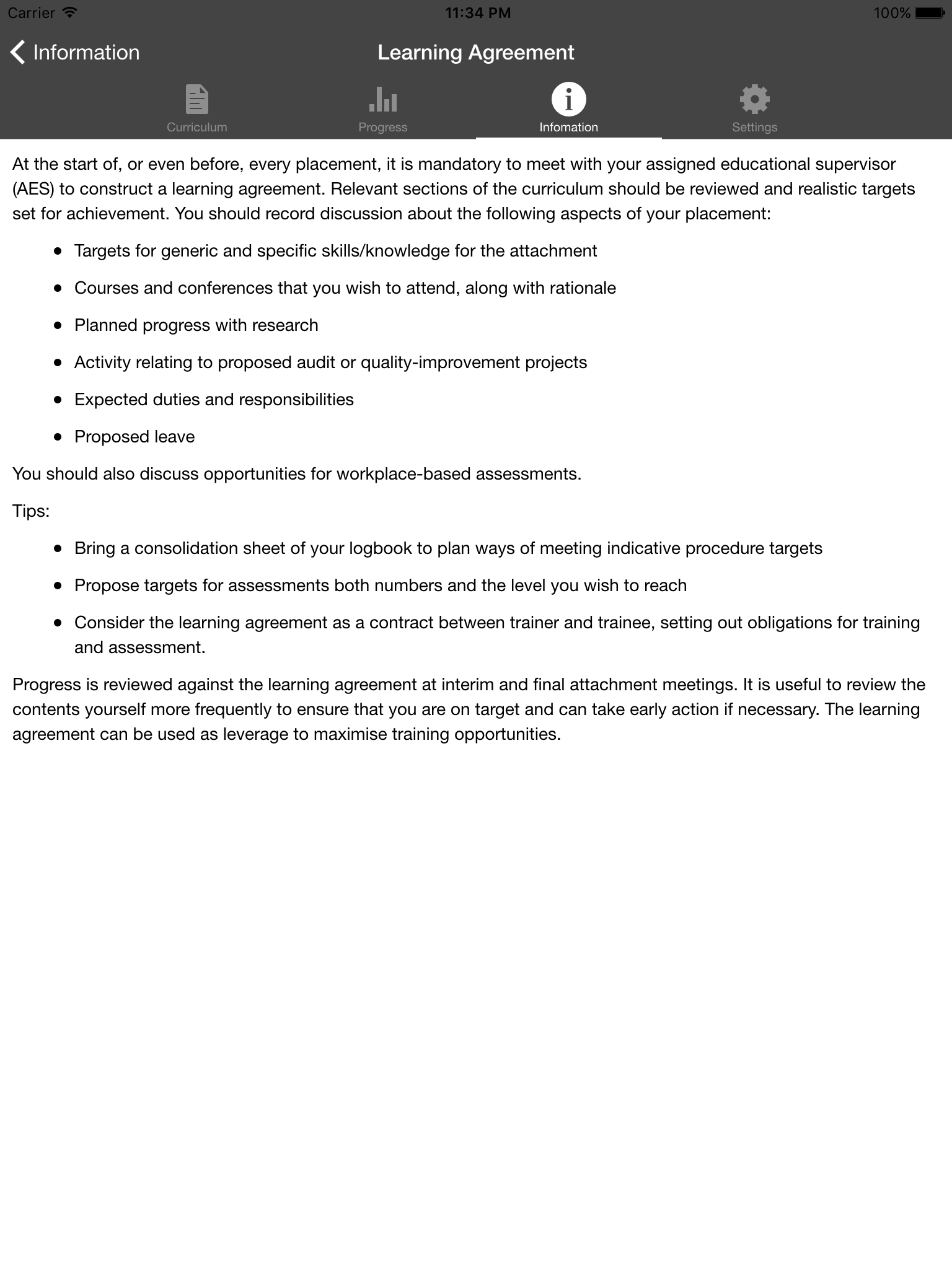T&O Curriculum screenshot 5
