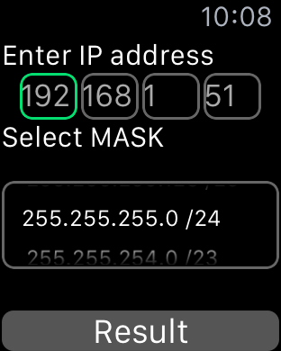 IPMask - network address calculator