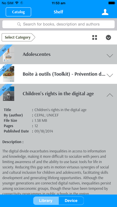 Screenshot #3 pour UNICEF LAC eBooks