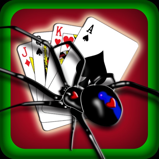 Full Deck Spider Solitaire Spiderette Black Cards Chronicles icon