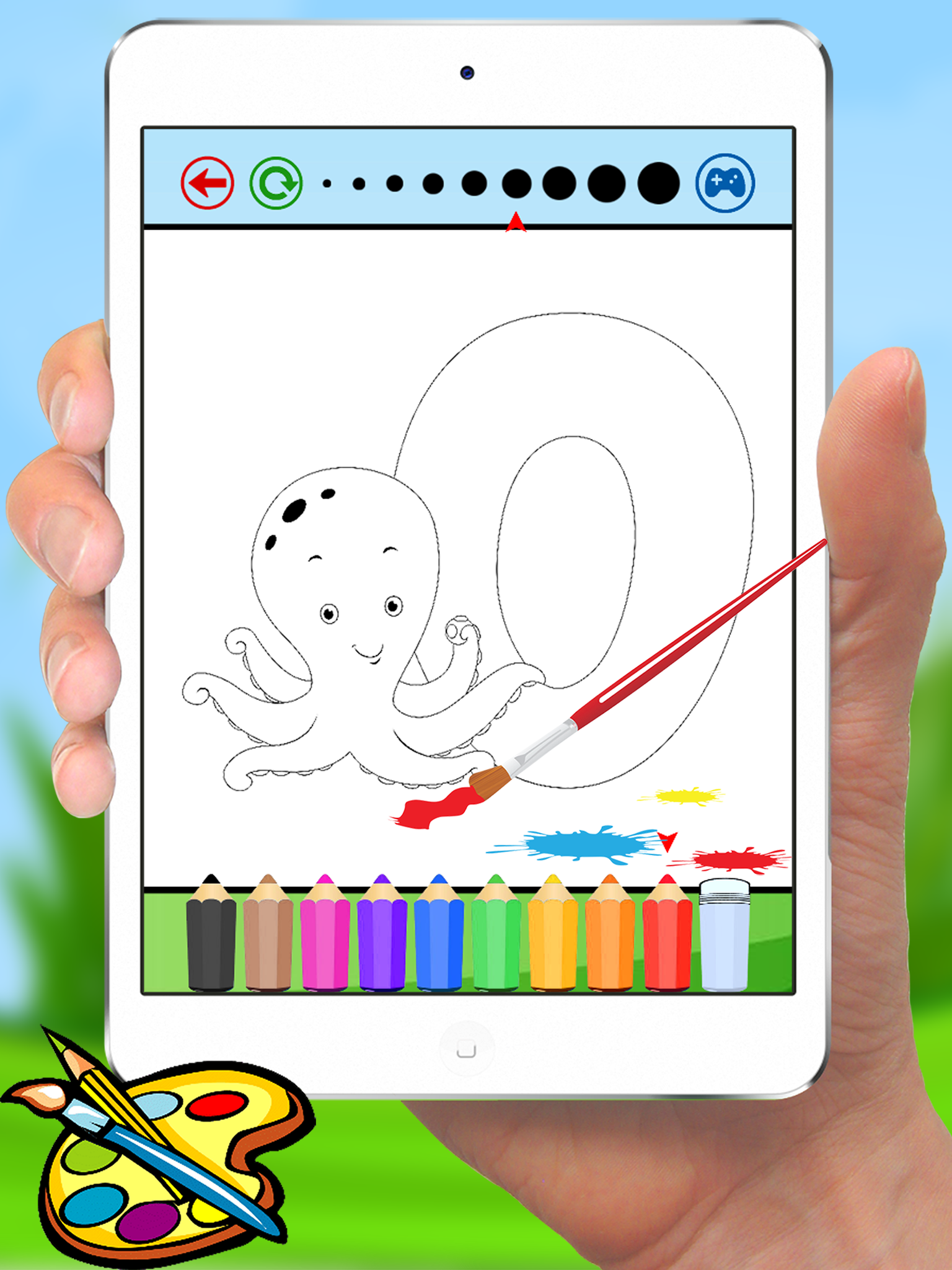 ABC Alphabet animals coloring book and drawing A-Z for kids screenshot 8