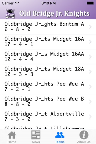 Old Bridge Jr. Knights Hockey screenshot 2