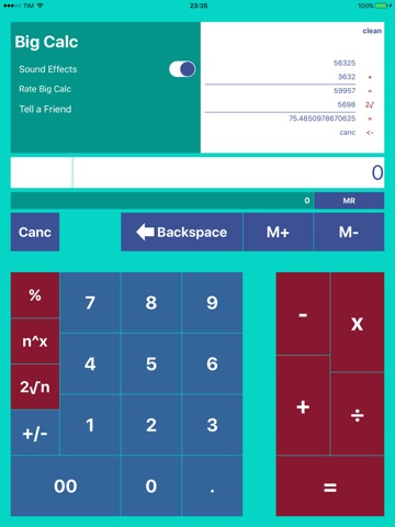 Big Calc Free screenshot 2