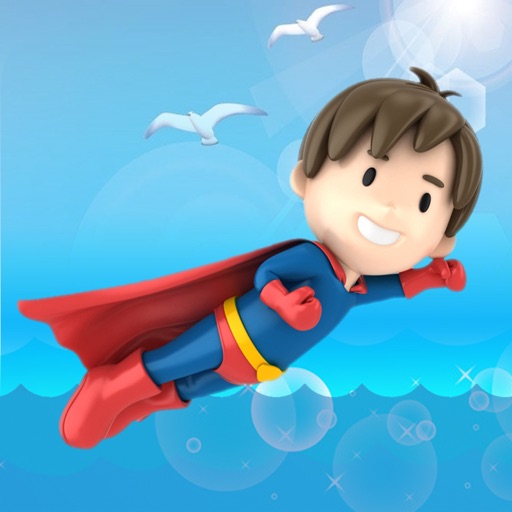 Flying over the rockets - for Superman edition : Trying to reach the farther place iOS App